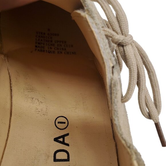 Vintage Nevada Candice Chunky Heel Suede Leather Shoes - Picture 6 of 6